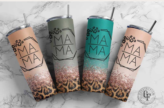 MAMA LEOPARD 20 oz TUMBLER