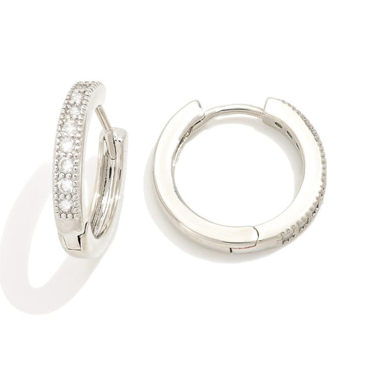 Do Everything In Love Hoop Earrings