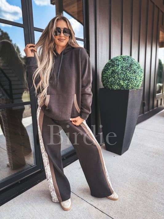 Charcoal Hoodie Pant Set (Sold Individually!) - ** PREORDER **