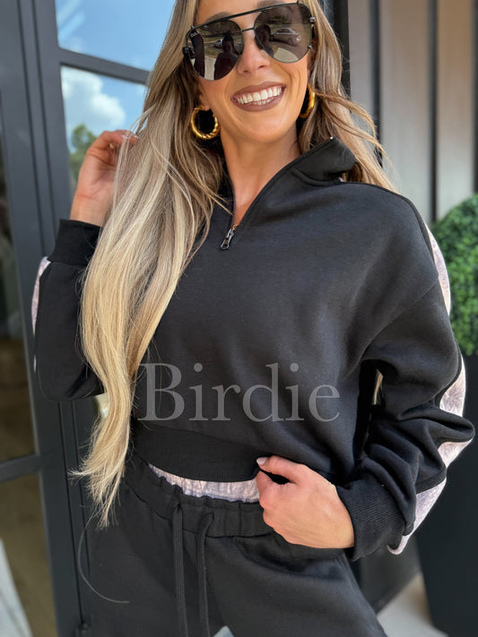 Two Piece Black Set Camo Stripe (Sold as Set) - ** PREORDER **