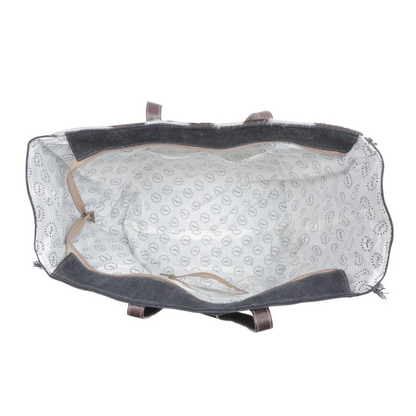 Sea Grass Canvas & Hairon Bag by Myra