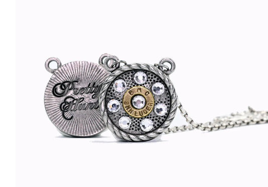 Round Rebel Necklace - Brass and Silver