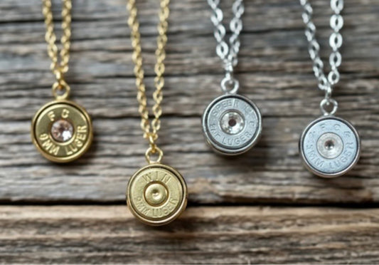 Gold Rush Single Shot Necklace - Gold and Silver