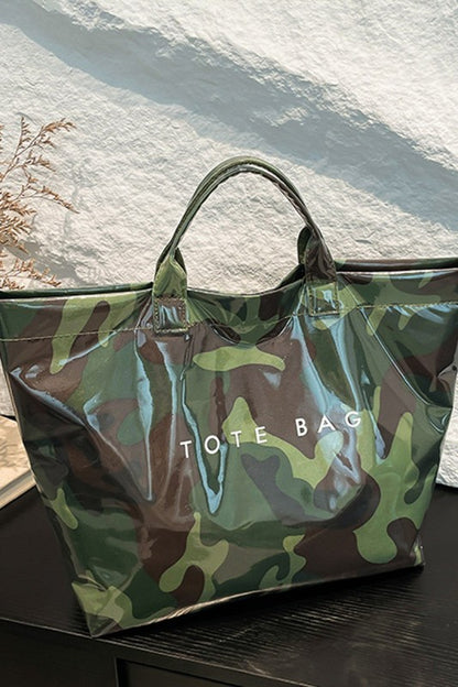 CAMO PVC THE TOTE BAG