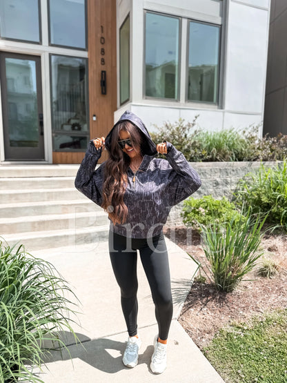 Blackout Birch Camo Summer Quarter Zip Pullover