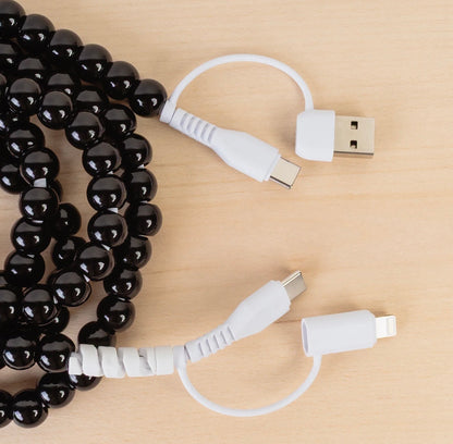 4-in-1 Extra Long Beaded Charging Cable