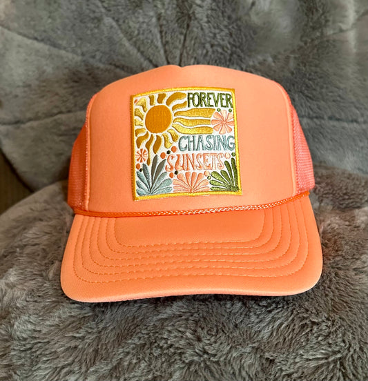CHASING SUNSETS TRUCKER CAP - CountryFide Custom Accessories and Outdoors