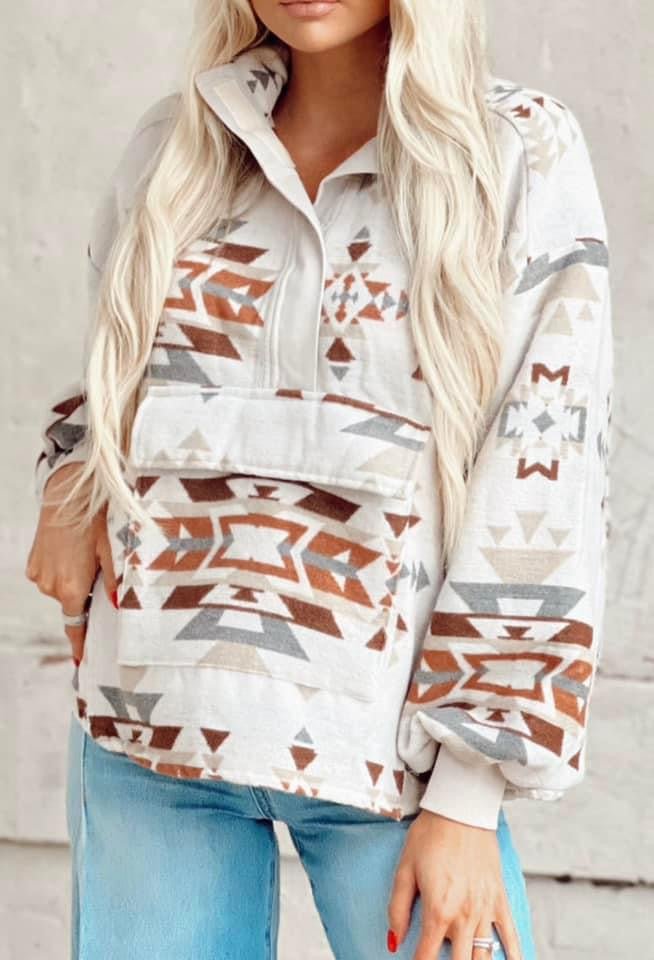 AZTEC WESTERN JACQUARD PULLOVER - CountryFide Custom Accessories and Outdoors