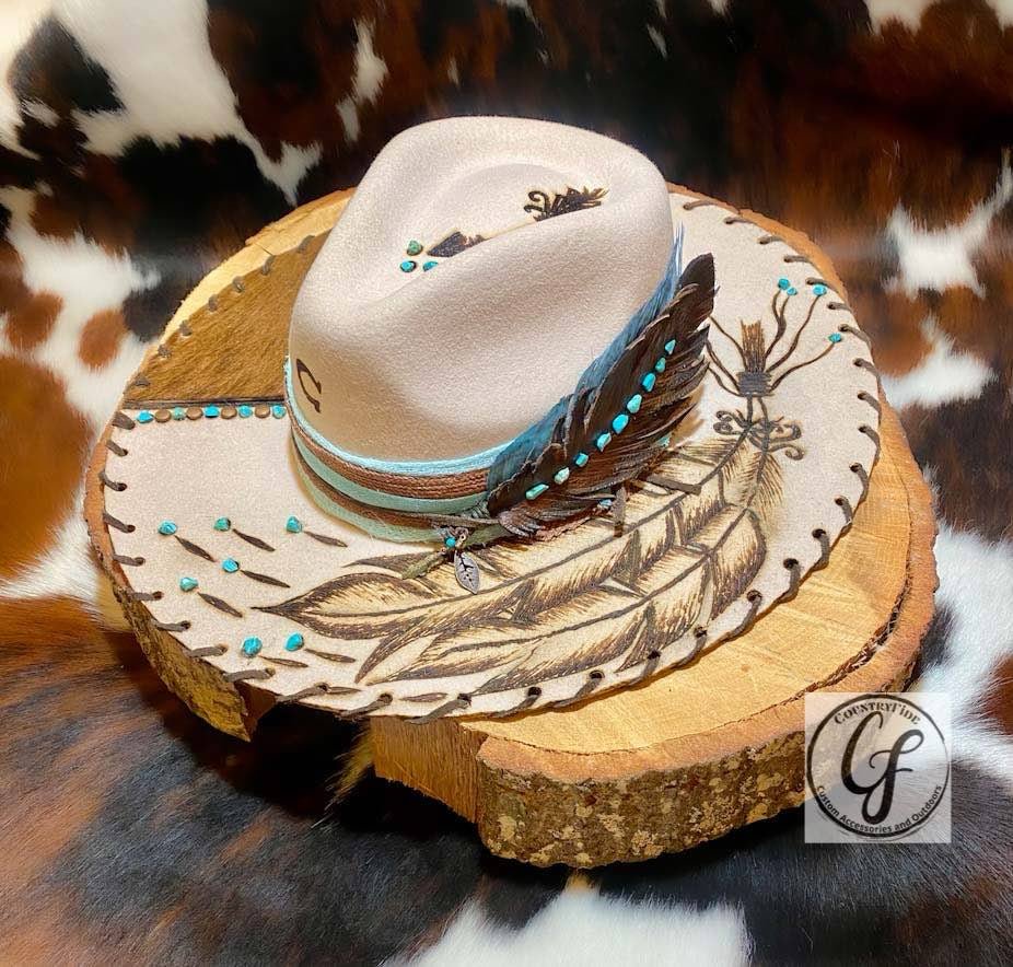 AZULA SONATA FEATHER FEDORA - CountryFide Custom Accessories and Outdoors