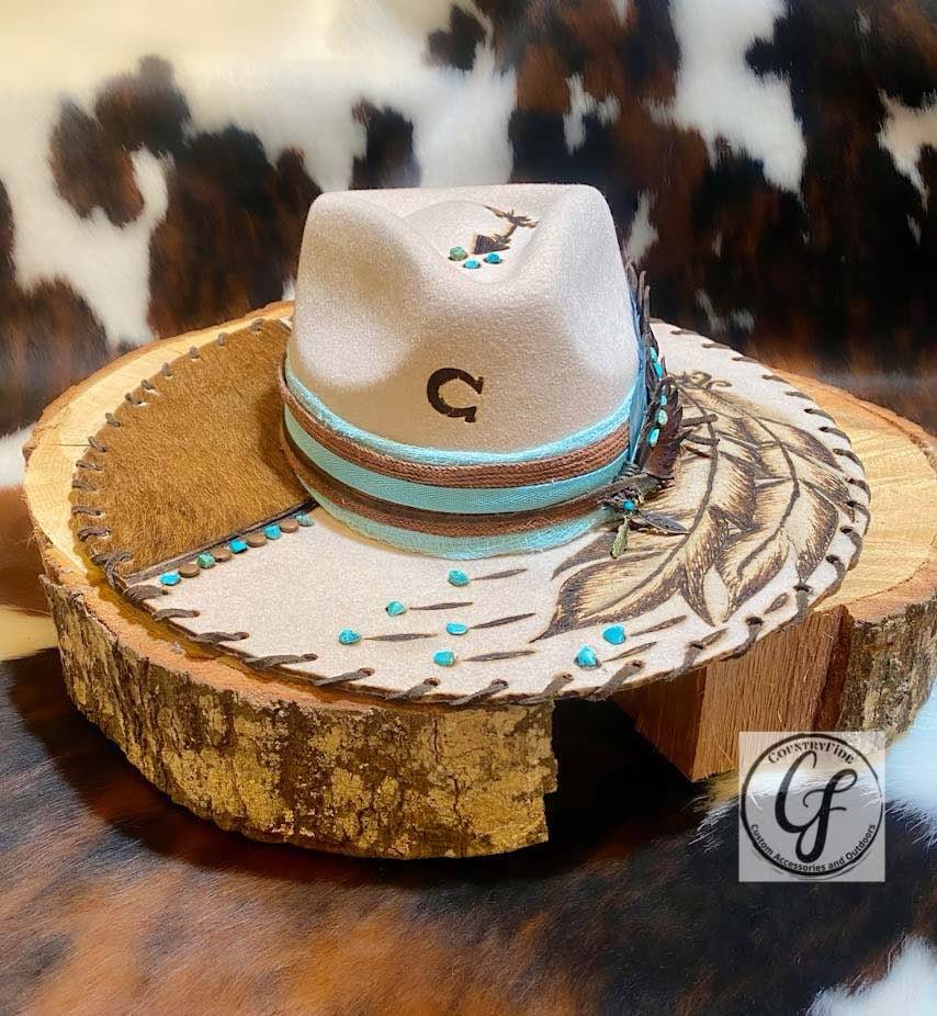 AZULA SONATA FEATHER FEDORA - CountryFide Custom Accessories and Outdoors