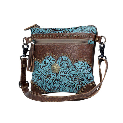 Azure Aesthetic Leather Bag - CountryFide Custom Accessories and Outdoors