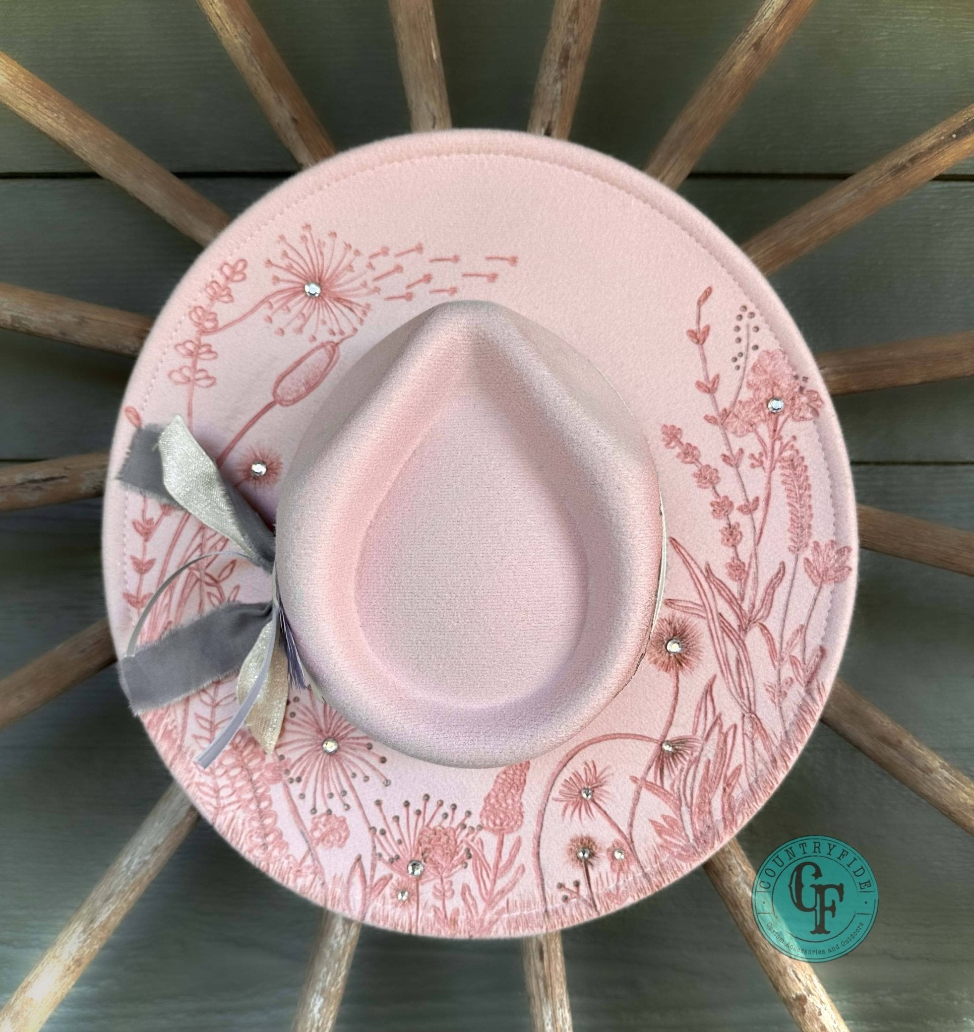 BEAUTIFUL, FIERCE AND FREE FEDORA - CountryFide Custom Accessories and Outdoors