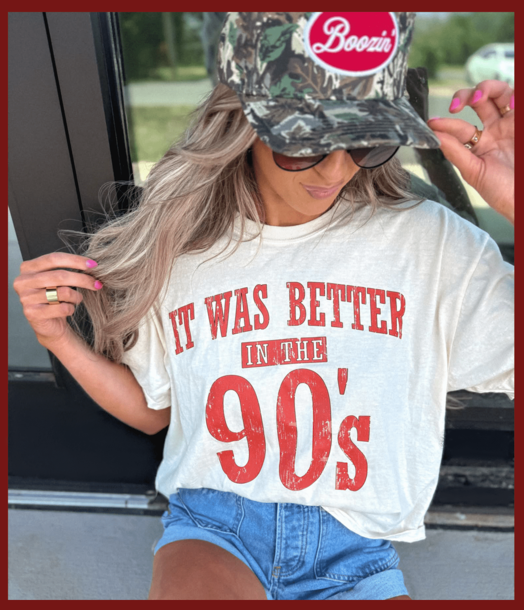 Better In the 90's Tee on CC Ivory - CountryFide Custom Accessories and Outdoors