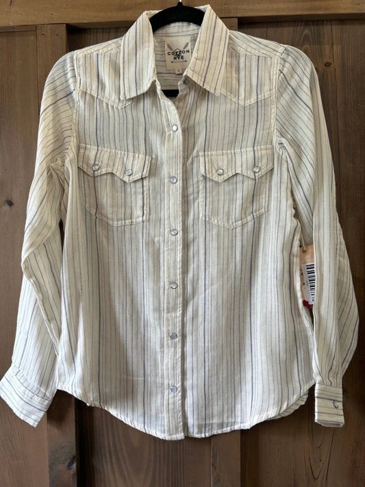 BINGHAM STRIPE BUTTON UP by Cotton & Rye - CountryFide Custom Accessories and Outdoors