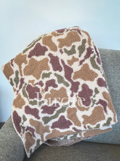 Birdie Duck Camo Cozy Blanket - CountryFide Custom Accessories and Outdoors