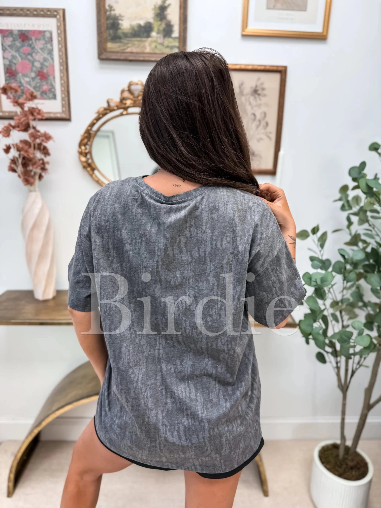BIRDIE Oversized Tee in Blackout Birch Camo - CountryFide Custom Accessories and Outdoors