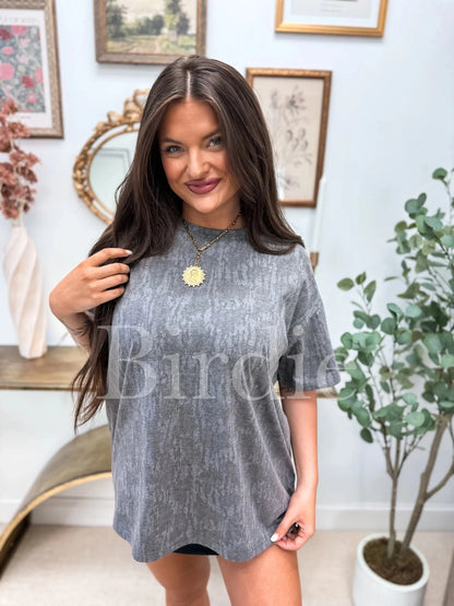 BIRDIE Oversized Tee in Blackout Birch Camo - CountryFide Custom Accessories and Outdoors