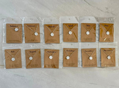 BIRTH MONTH FLOWER NECKLACES - CountryFide Custom Accessories and Outdoors