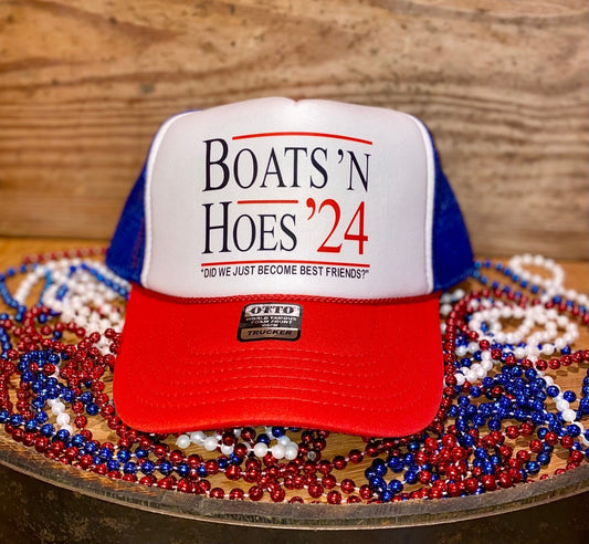 BOATS AND HOES FOAM FRONT HAT - CountryFide Custom Accessories and Outdoors