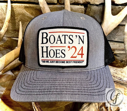 BOATS AND HOES HAT - CountryFide Custom Accessories and Outdoors