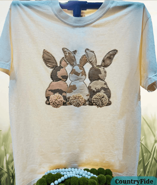 CAMO BUNNIES TEE - CountryFide Custom Accessories and Outdoors
