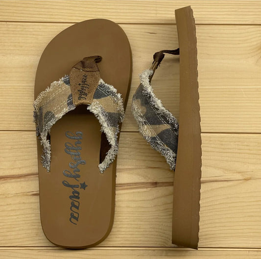 CAMO FLIP FLOPS BY GYPSY JAZZ - CountryFide Custom Accessories and Outdoors