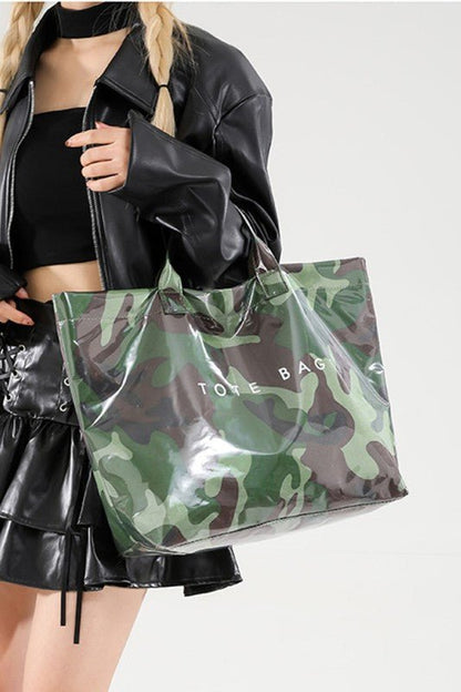 CAMO PVC THE TOTE BAG - CountryFide Custom Accessories and Outdoors