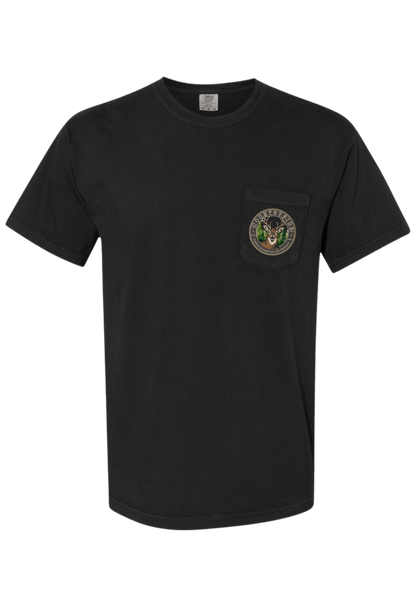 CF BUCK HUNTING COMFORT COLORS POCKET TEE - CountryFide Custom Accessories and Outdoors