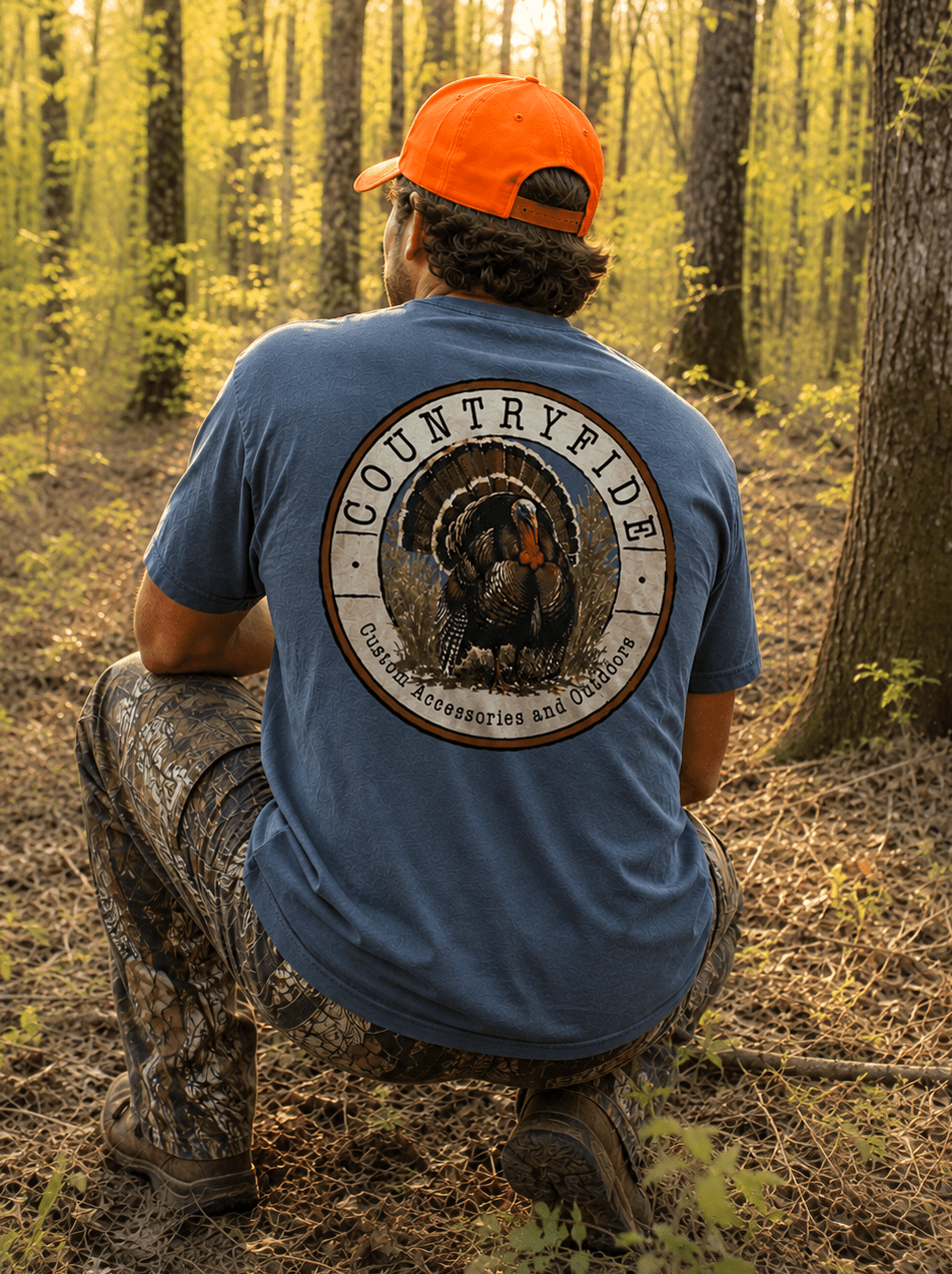 CF TURKEY HUNTING COMFORT COLORS POCKET TEE (Copy) - CountryFide Custom Accessories and Outdoors
