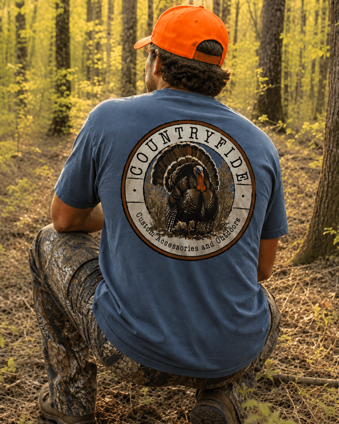 CF TURKEY HUNTING COMFORT COLORS POCKET TEE (Copy) - CountryFide Custom Accessories and Outdoors