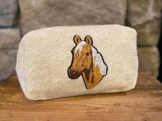 Chenille Horse Patch Travel Bag - CountryFide Custom Accessories and Outdoors