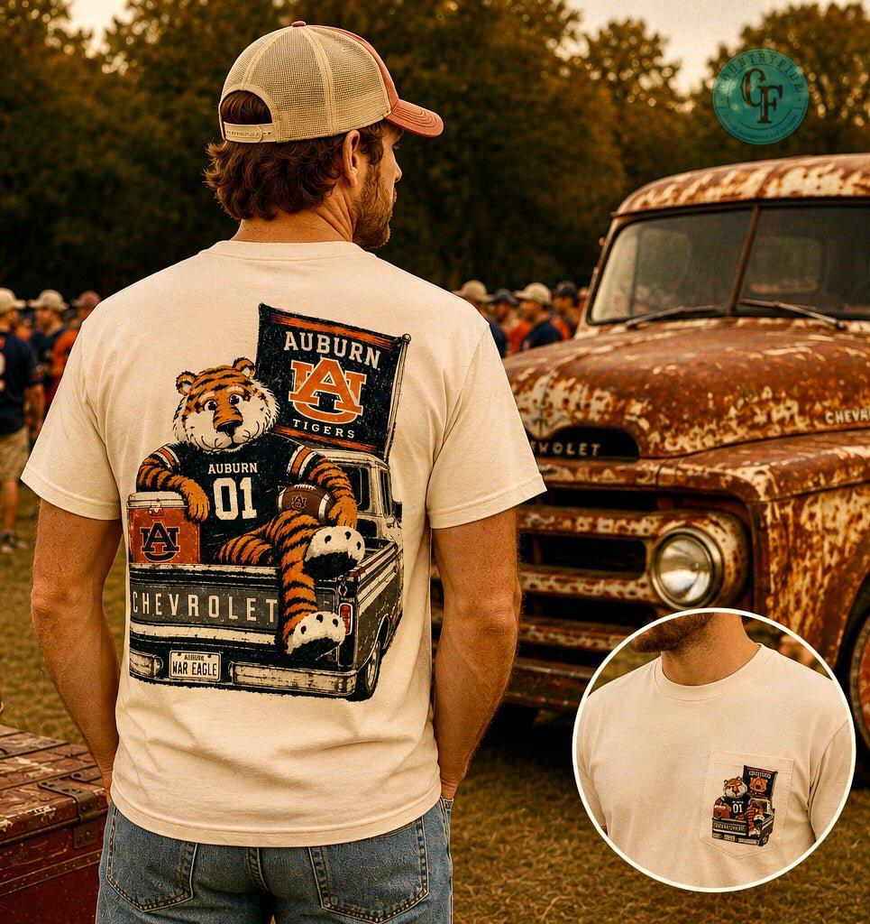CHEVY GAME DAY COMFORT POCKET TEE - CountryFide Custom Accessories and Outdoors