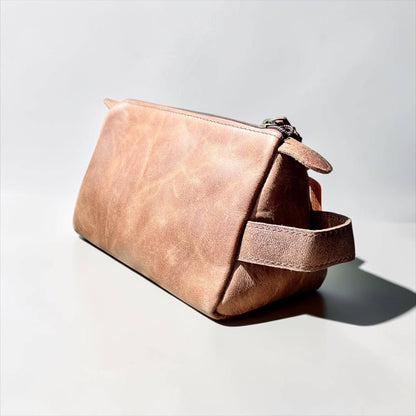 Chocolate BootStitch Toiletry Bag - CountryFide Custom Accessories and Outdoors