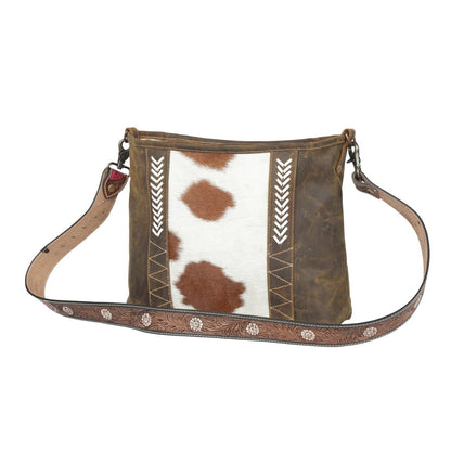 Cornell Rose Leather & Hairon Bag by Myra - CountryFide Custom Accessories and Outdoors