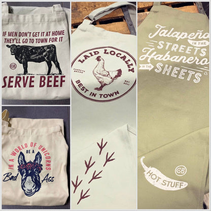 COUNTRY KITCHEN APRONS - CountryFide Custom Accessories and Outdoors