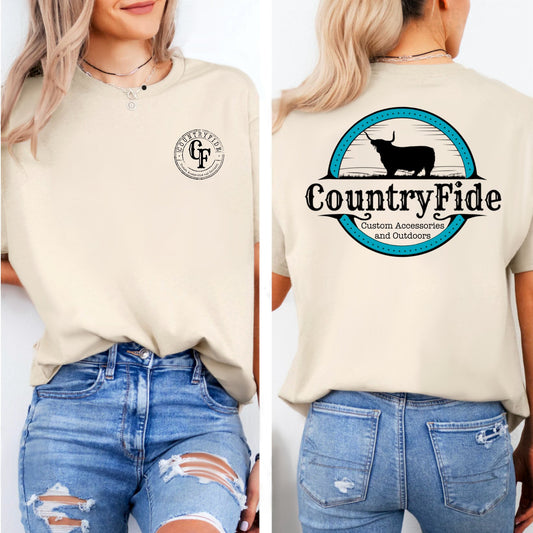 COUNTRYFIDE LOGO TEE - CountryFide Custom Accessories and Outdoors