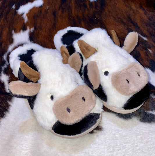 COW SLIPPERS - CountryFide Custom Accessories and Outdoors