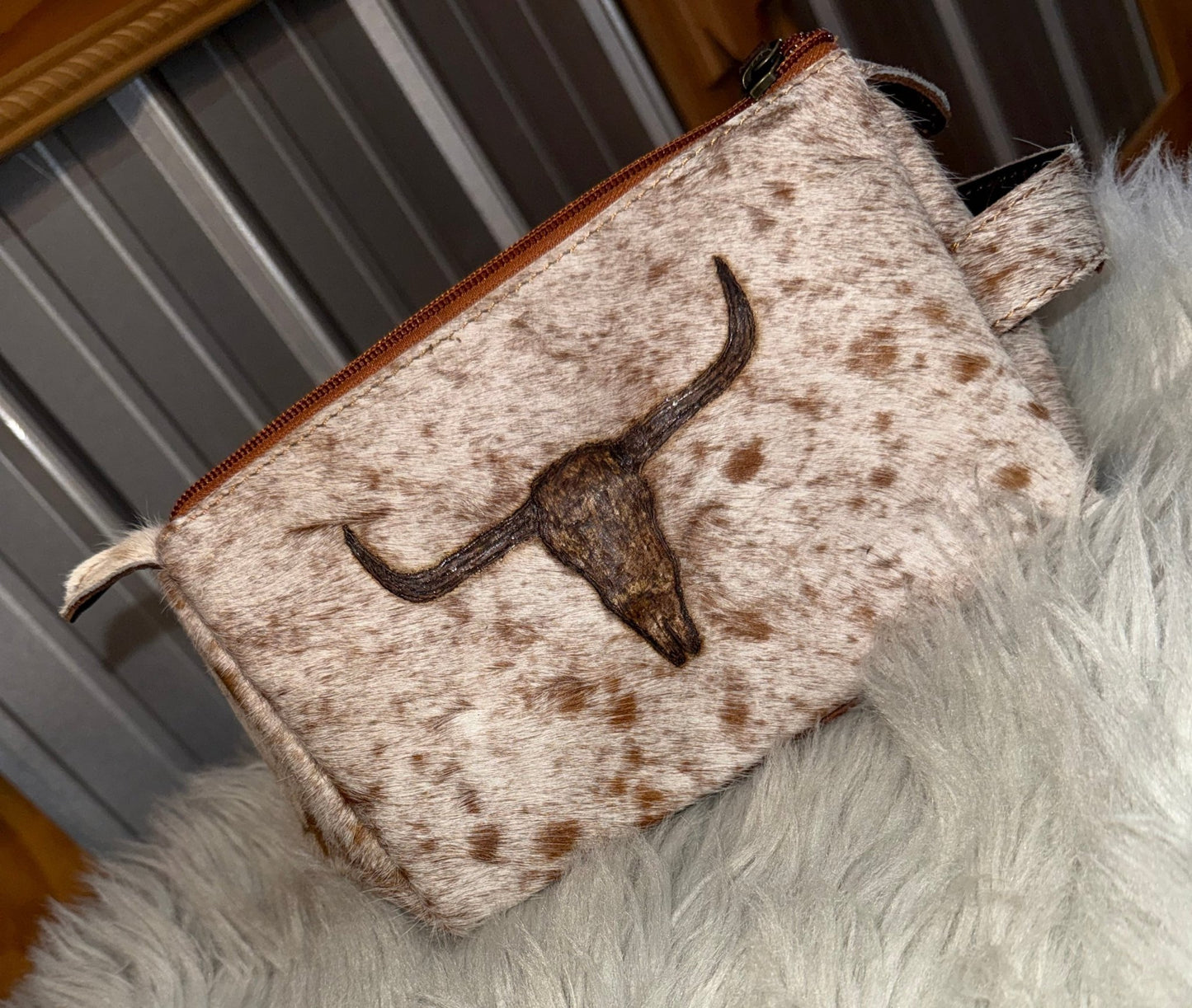 Cowhide Travel Bag - CountryFide Custom Accessories and Outdoors