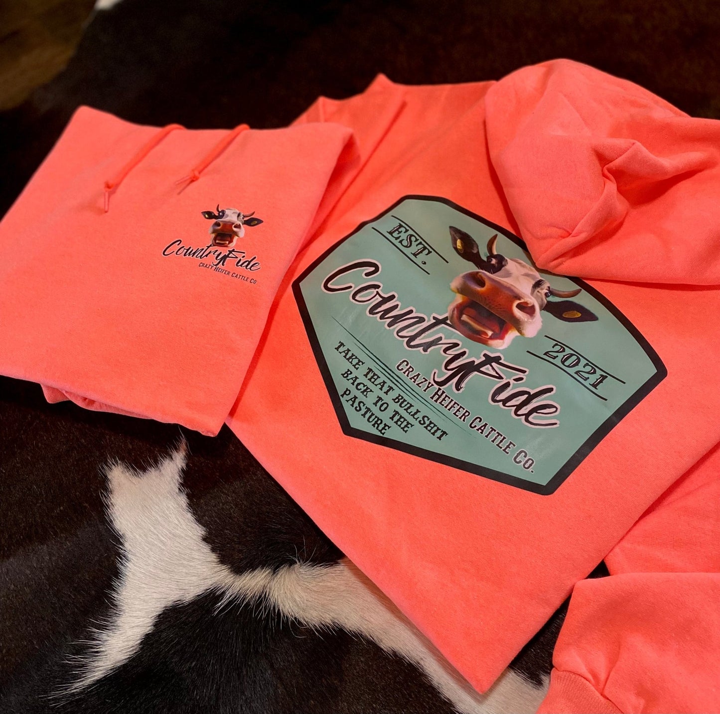 CRAZY HEIFER HOODIE - CountryFide Custom Accessories and Outdoors