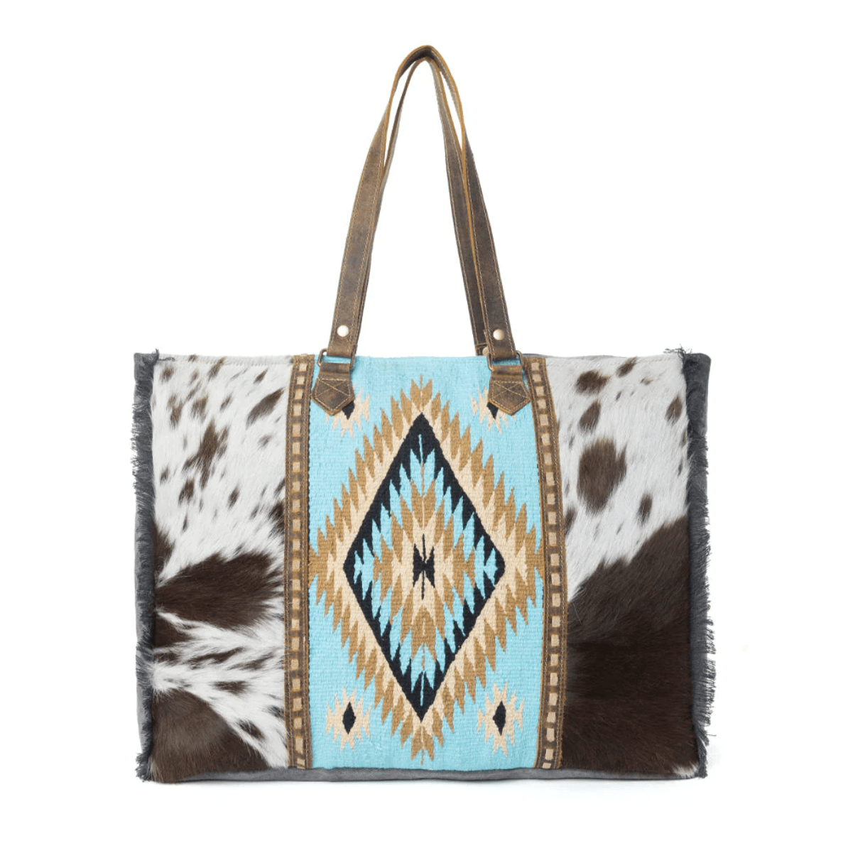 Desert Diamond Weekender Bag In Prairie Turquoise by Myra - CountryFide Custom Accessories and Outdoors