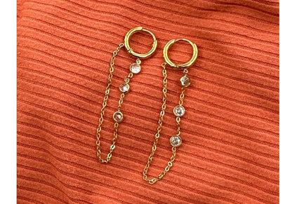 DIAMOND CASCADE HOOP EARRING - CountryFide Custom Accessories and Outdoors