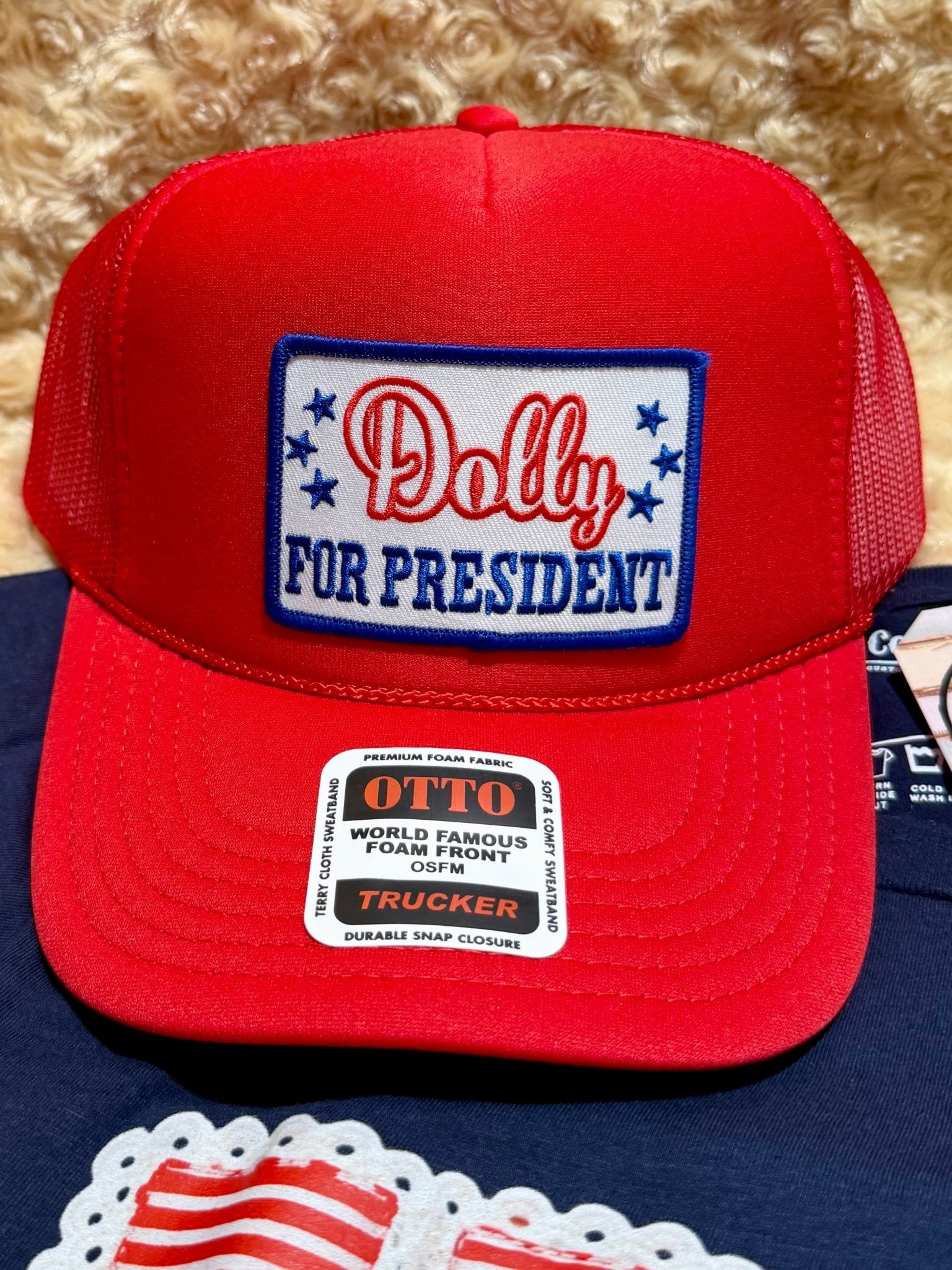 DOLLY EMBROIDERED PATCH TRUCKER CAP - CountryFide Custom Accessories and Outdoors