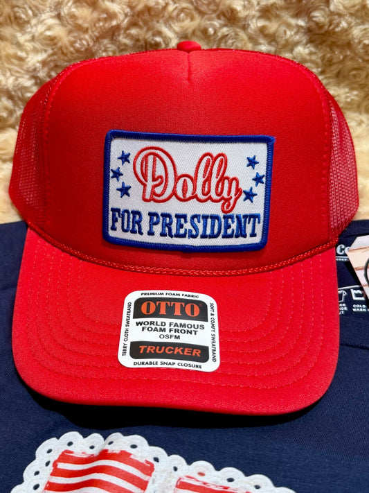DOLLY EMBROIDERED PATCH TRUCKER CAP - CountryFide Custom Accessories and Outdoors