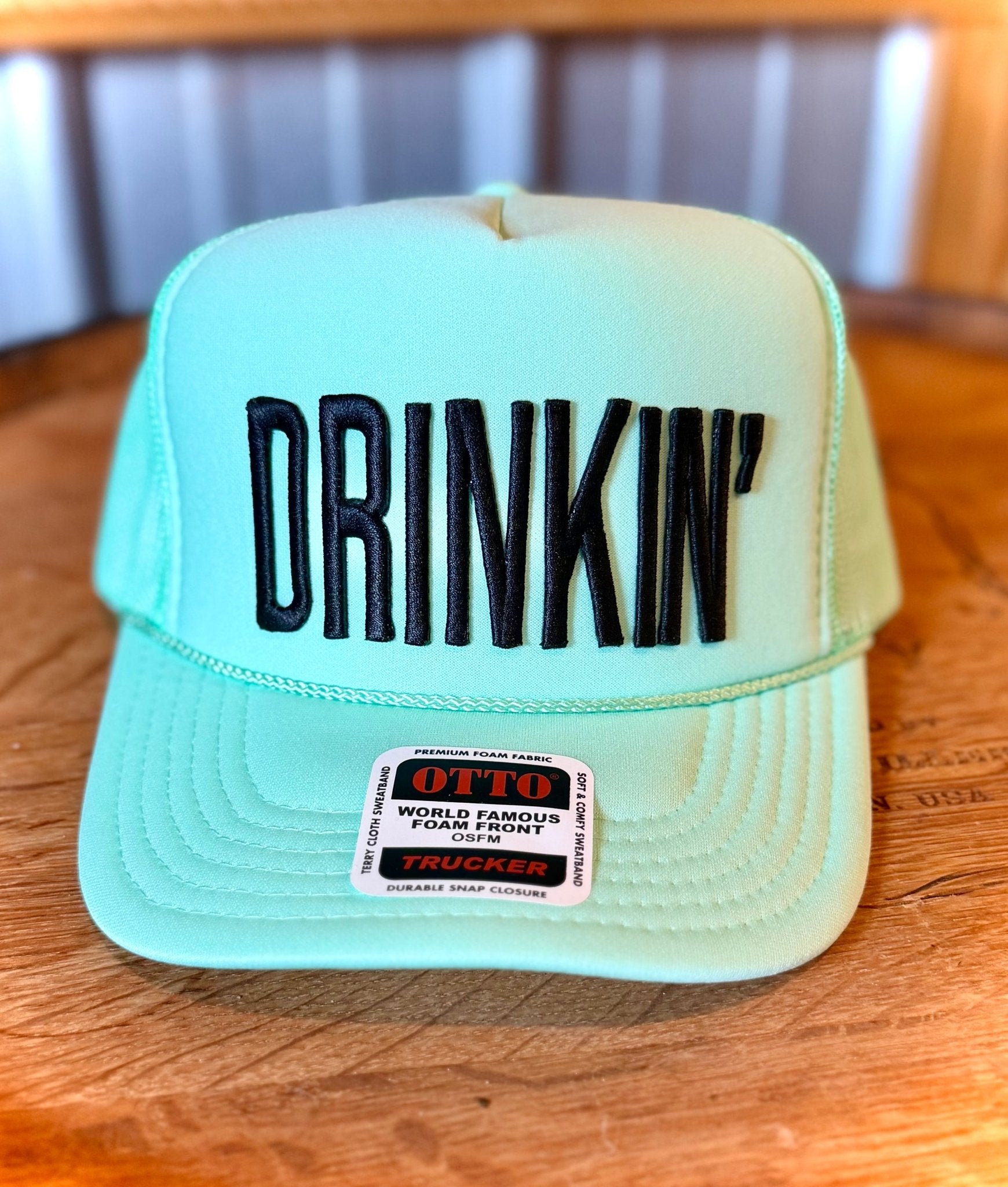 DRINKIN' TRUCKER HAT - CountryFide Custom Accessories and Outdoors