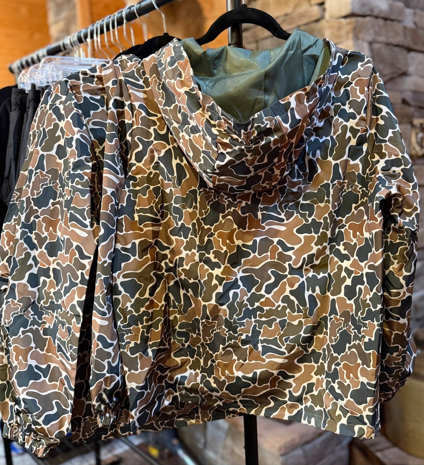 DUCK CAMO WINDBREAKER JACKET - CountryFide Custom Accessories and Outdoors
