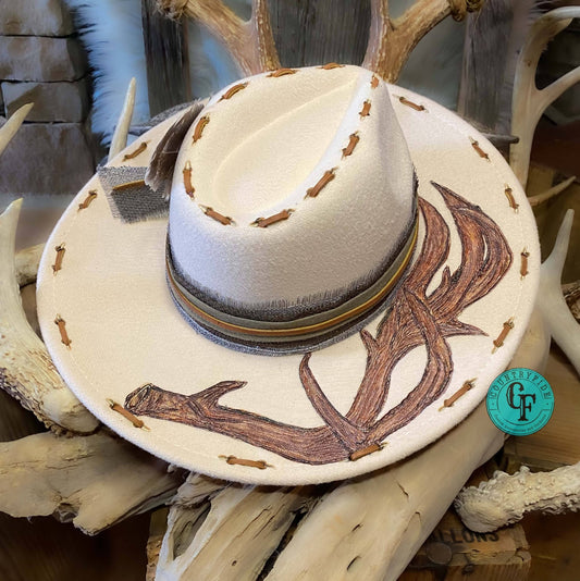 DYANI ANTLER FEDORA - CountryFide Custom Accessories and Outdoors