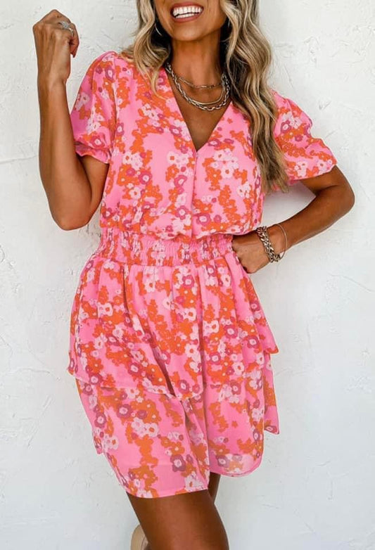 FLATTERING FLORAL RUFFLE DRESS - CountryFide Custom Accessories and Outdoors
