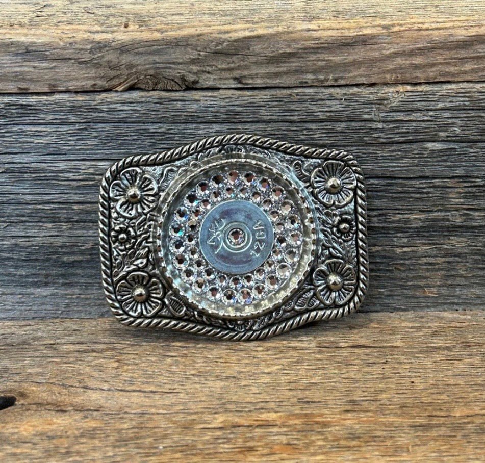 Floral Belt Buckle - CountryFide Custom Accessories and Outdoors