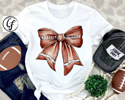 FOOTBALL BOW TEE - CountryFide Custom Accessories and Outdoors