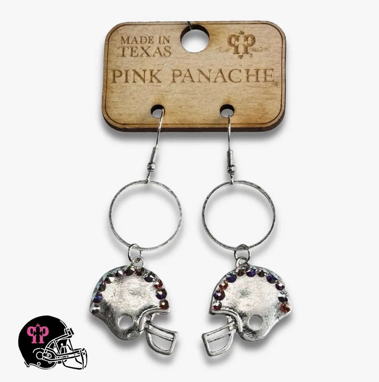 Football Helmet Game Day Earrings - CountryFide Custom Accessories and Outdoors